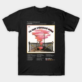 The Velvet Underground - Loaded: Re-Loaded 45th Anniversary Edition Tracklist Album T-Shirt